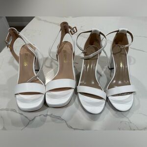 Dream Pairs Heeled Sandals lot of two